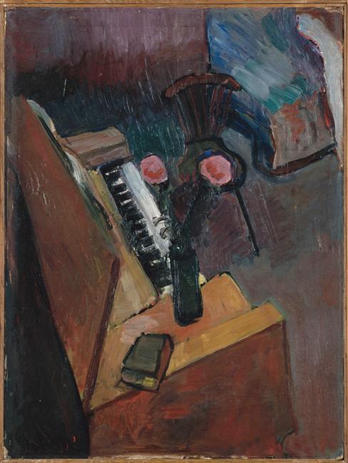 Henri Matisse - Interior With Harmonium 1900